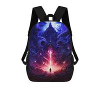 sinyumoney Gate to The Cosmic Realm Mochila Escolar Para Niños Y Niñas, Mochila Informal De Viaje, Mochila De Gran Capacidad Para El Día A Día 17inch