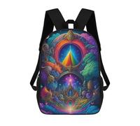 sinyumoney Gate to The Multiverse -1 Mochila Escolar Impresa En 3D Para Niños Y Niñas, Mochila Escolar, Mochila De Viaje Para Niños 17inch
