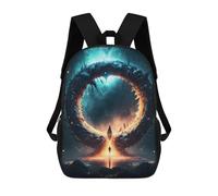 sinyumoney Gate to The Unknown Mochila Escolar Infantil Impresa En 3D Para Niños, Mochilas De Viaje, Bolsas Para Libros, Mochila Escolar Infantil 17inch