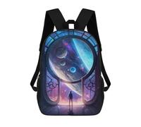sinyumoney Gateway to The Cosmos -1 Mochila Escolar Infantil Impresa En 3D, Mochila Informal De Moda Para Niños, Mochila De Viaje De Alta Capacidad Para Libros Para Niños 17inch