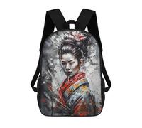 sinyumoney Geisha 3 of 4 Mochila Grande Para Portátil Resistente Al Agua Para El Campus, Viajes Al Aire Libre Y Deportes 17inch