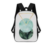 sinyumoney Geometric And Floral 3 Mochila Escolar Impresa En 3D Mochilas Informales Para Niños Mochila Escolar Impresa En 3D Para Niños De Primaria Y Secundaria 17inch
