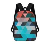 sinyumoney Geometric Art 7 Mochila Escolar Infantil Impresa En 3D Mochila De Viaje De Alta Capacidad Bolsas Para Libros Mochila Infantil 17inch