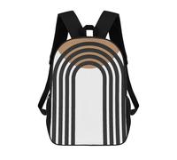 sinyumoney Geometric Art C Mochila Infantil Para Niñas, Mochila Escolar 3D, Mochila Para Niños Pequeños, Mochila Informal De Día, Mochila Escolar De Moda 17inch