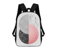 sinyumoney Geometric Collage 04 Mochila Ronaldo, Mochila Infantil, Mochila Escolar Para Estudiantes, Mochila Para Libros, Mochila Escolar Impresa En 3D Para Niños Y Niñas, 17inch