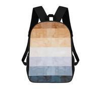 sinyumoney Geometric Collage F Mochila Escolar Infantil Impresa En 3D, Mochila Informal De Moda Para Niños, Mochila De Viaje De Alta Capacidad Para Libros Para Niños 17inch