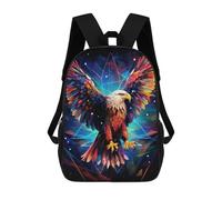 sinyumoney Geometric Eagle Mochila Escolar Secundaria Informal Para Viajes - Perfecta Para Viajes, Trabajo Y Uso Diario 17inch