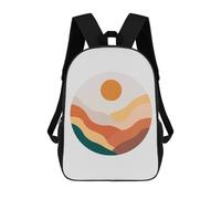 sinyumoney Geometric Landscape 4 Mochilas Para Niños Mochilas Escolares Mochila Escolar Para Niños Impresa En 3D Mochilas De Viaje De Moda Para Niños De Primaria Y Secundaria 17inch