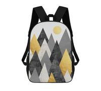 sinyumoney Geometric Landscape I Mochila, Mochila Escolar Impresa En 3D, Bolsa Para El Almuerzo Escolar, Mochila De Viaje, Mochila Para Amigos, Mochila Escolar Para Niñas Y Niños 17inch