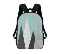 sinyumoney Geometric Landscape VI Mochila Escolar Infantil Impresa En 3D Para Niños, Mochilas De Viaje, Bolsas Para Libros, Mochila Escolar Infantil 17inch