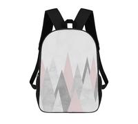 sinyumoney Geometric Landscape VIII Mochilas Para Niños Mochila Escolar Mochila Escolar Impresa En 3D Para Niños Estudiantes De Primaria Y Secundaria 17inch