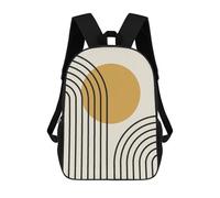 sinyumoney Geometric Lines I Mochilas Infantiles Impresas En 3D, Mochilas De Moda Informales, Mochilas De Viaje Bonitas, Mochilas Informales Para Exteriores Para Niños Y Niñas 17inch