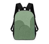 sinyumoney Geometric Lines V Mochila Con Bolsillo Mochilas Impresas En 3D, Mochilas De Viaje, Mochilas Para Libros, Mochila Escolar Para Niños 17inch