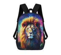 sinyumoney Geometric Lion Mochila Escolar, Mochila Informal, Mochila De Día, Mochila Escolar, De Trabajo Y De Viaje Para Hombres, Mujeres Y Adolescentes. 17inch