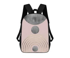 sinyumoney Geometric Modern Art 3 Mochila, Mochila Escolar Impresa En 3D, Bolsa Para El Almuerzo Escolar, Mochila De Viaje, Mochila Para Amigos, Mochila Escolar Para Niñas Y Niños 17inch