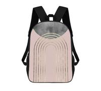 sinyumoney Geometric Modern Art 5 Mochila Infantil Para Niñas, Mochila Escolar 3D, Mochila Para Niños Pequeños, Mochila Informal De Día, Mochila Escolar De Moda 17inch