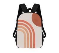 sinyumoney Geometric Modern Art 6 Mochila, Mochila Infantil, Mochila Escolar Para Estudiantes, Mochila Para Libros, Mochila Escolar Impresa En 3D Para Niños Y Niñas 17inch