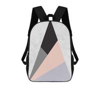 sinyumoney Geometric Planes Mochila Escolar Para Niños Mochila Escolar Impresa En 3D Mochila Escolar De Moda Para Niños De Primaria Y Secundaria 17inch