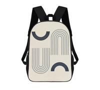 sinyumoney Geometric Shapes 01 Mochilas Infantiles Mochila Escolar Mochila Impresa En 3D Para Niños Mochilas De Viaje Bolsas Para Libros Mochila Escolar Para Niños 17inch