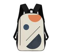sinyumoney Geometric Shapes 03 Mochila Escolar Infantil Impresa En 3D Para Niños, Mochilas De Viaje, Bolsas Para Libros, Mochila Escolar Infantil 17inch