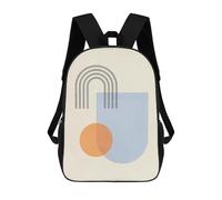 sinyumoney Geometric Shapes 05 Mochilas Para Niños Y Estudiantes, Mochilas Escolares Impresas En 3D, Mochilas Para Estudiantes De Primaria Y Secundaria Para Niños Y Niñas 17inch