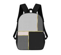 sinyumoney Geometric Shapes III Mochila Infantil Para Niñas Y Niños, Mochila De Día, Escuela Primaria, Perfecta Para La Vuelta Al Cole O Educación Física, Regalos Y Viajes 17inch