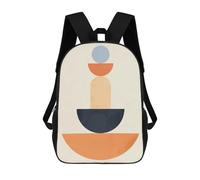 sinyumoney Geometric Shapes Q Mochila Escolar Mochila Para Niños Impresa En 3D Mochilas Infantiles Para Niños Y Niñas Mochilas Escolares Mochilas De Viaje Para Niños 17inch
