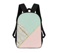 sinyumoney Geometric Shapes VI Mochila Infantil, Mochila Escolar Impresa En 3D, Mochila Para Niños Y Niñas, Mochila Escolar Ajustable Para La Escuela Primaria 17inch