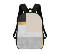 sinyumoney Geometric Shapes XIII Mochila Escolar Para Niñas Y Niños, Mochilas De Gran Capacidad, Mochilas Ligeras Para Niños Y Estudiantes 17inch