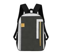 sinyumoney Geometric Textures XIII Mochilas Para Niños Mochila Escolar De Moda Mochila Escolar Impresa En 3D Para Niños Estudiantes De Primaria Y Secundaria 17inch