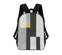 sinyumoney Geometric Textures XIX Mochilas Mochilas Infantiles Mochila Escolar Mochila Escolar Infantil Impresa En 3D Mochilas De Viaje De Moda Para Niños De Primaria Y Secundaria 17inch