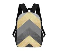 sinyumoney Geometric Traces 4 Mochila Infantil Para Niñas, Mochila Escolar 3D, Mochila Para Niños Pequeños, Mochila Informal De Día, Mochila Escolar De Moda 17inch