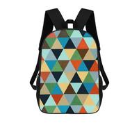 sinyumoney Geometric Traits 3 Mochila Escolar Infantil Impresa En 3D Para Niños, Mochila De Viaje De Alta Capacidad, Bolsas Para Libros, Mochila Escolar Infantil 17inch