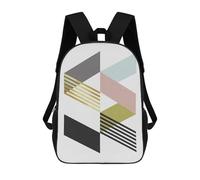 sinyumoney Geometric XIV Mochilas Infantiles Mochila Escolar Mochila Impresa En 3D Para Niños Mochilas De Viaje Bolsas Para Libros Mochila Escolar Para Niños 17inch