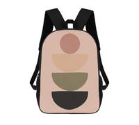 sinyumoney Geometry And Minimalist 1 Mochila Escolar, Mochila Infantil Para Niños Y Adolescentes, Regalos, Mochilas De Día Con Impresión 3D, Mochila Escolar, Mochila Para Libros 17inch