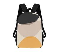 sinyumoney Geometry And Minimalist 4 Mochilas Infantiles Escolares Impresas En 3D, Mochilas Para Niños, Mochilas De Viaje Para Niños Y Niñas, Mochilas Escolares Para Niños 17inch