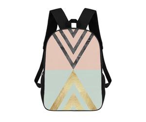 sinyumoney Geometry XIX Mochilas Para Niños Y Estudiantes, Mochilas Escolares Impresas En 3D, Mochilas Para Estudiantes De Primaria Y Secundaria, Mochilas Para Niños Y Niñas 17inch