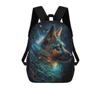 sinyumoney German Shepherd Dog Mochila Escolar Infantil, Mochilas Impresas En 3D, Mochilas Escolares De Moda Para Niños De Primaria Y Secundaria 17inch