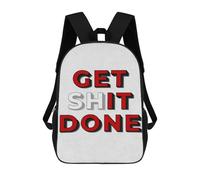 sinyumoney Get Shit Done Mochilas Infantiles Impresas En 3D Para Niños. Mochilas De Viaje De Moda Para Niños. Mochila Escolar Para Estudiantes De Primaria Y Secundaria.
