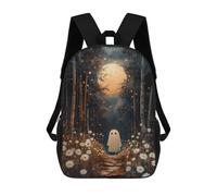 sinyumoney Ghost in The Forest Mochila Ligera Informal Para El Día A Día, Mochila Escolar Para El Campus, Actividades Al Aire Libre, Viajes Y Deportes 17inch