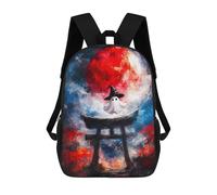 sinyumoney Ghost in Torii Gate Mochilas Escolares Para El Trabajo, Negocios, Universidad, Escuela Para Adolescentes, Chicas, Chicos, Mujeres Y Hombres 17inch