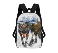 sinyumoney Ghost of The Taiga Mochila Infantil, Mochila Escolar Impresa En 3D, Mochila Para Niños Y Niñas, Mochila Escolar Ajustable Para La Escuela Primaria 17inch