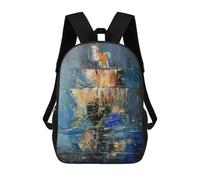 sinyumoney Ghost Ship 2 Mochila Escolar Grande Para Niños - Perfecta Para Viajes, Trabajo Y Uso Diario 17inch