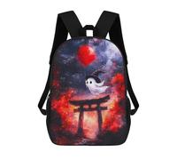 sinyumoney Ghost with Balloon Mochilas Informales Para Niños, Mochila Escolar Para Adolescentes, Niñas Y Niños, Mochilas Para Libros 17inch