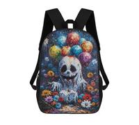 sinyumoney Ghost with Balloons Mochila Escolar, Mochila De Viaje, Mochila Universitaria Para Niños/niñas/adolescentes 17inch