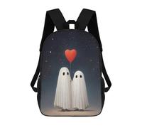 sinyumoney Ghostly Love Balloon Mochila Escolar Resistente Al Agua Para Ordenador Portátil Para La Escuela/trabajo/viajes 17inch