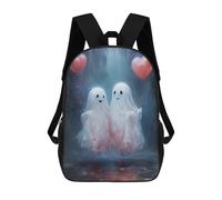 sinyumoney Ghostly Love Balloons Mochila Escolar Informal Para El Día A Día, Para La Escuela, El Trabajo Y Los Viajes Para Hombres, Mujeres Y Adolescentes. 17inch