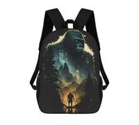 sinyumoney Giant in The Forest Mochila Escolar Infantil Impresa En 3D, Mochila Informal De Moda Para Niños, Mochila De Viaje De Alta Capacidad Para Libros Para Niños 17inch