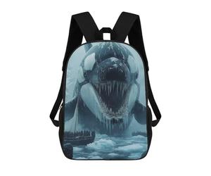 sinyumoney Giant Orca in Arctic Waters Mochilas Para Niños Y Estudiantes, Mochilas Escolares Impresas En 3D, Mochilas Para Estudiantes De Primaria Y Secundaria, Mochilas Para Niños Y Niñas 17inch