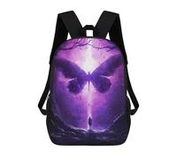 sinyumoney Giant Purple Butterfly Mochila Escolar Impresa En 3D Para Niños 17inch Mochilas Para Niños Y Niñas, Mochilas Escolares Para Niños, Mochilas De Viaje